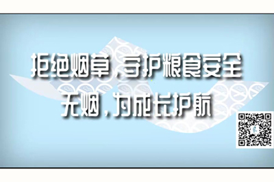 人日人逼高清无码视频拒绝烟草，守护粮食安全